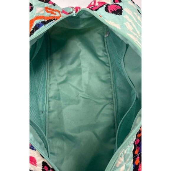 Vera‎ Bradley Iconic Weekender Travel Bag In Quilted Cotton With Ikat Pattern - Picture 4 of 6